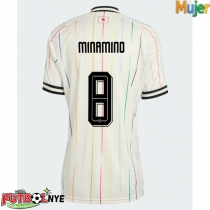 Camiseta Japón Takumi Minamino #8 Visitante Equipación para mujer Mundial 2026 manga corta